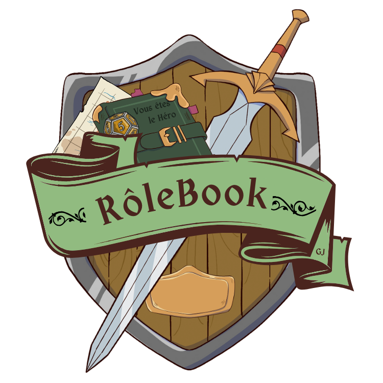 logo rolebook une épé et un bouclier